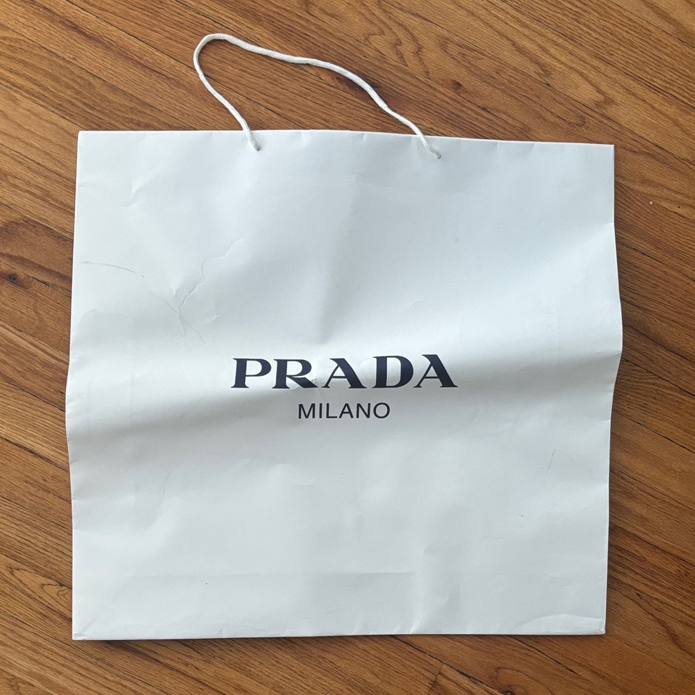 Prada Classic White Tote